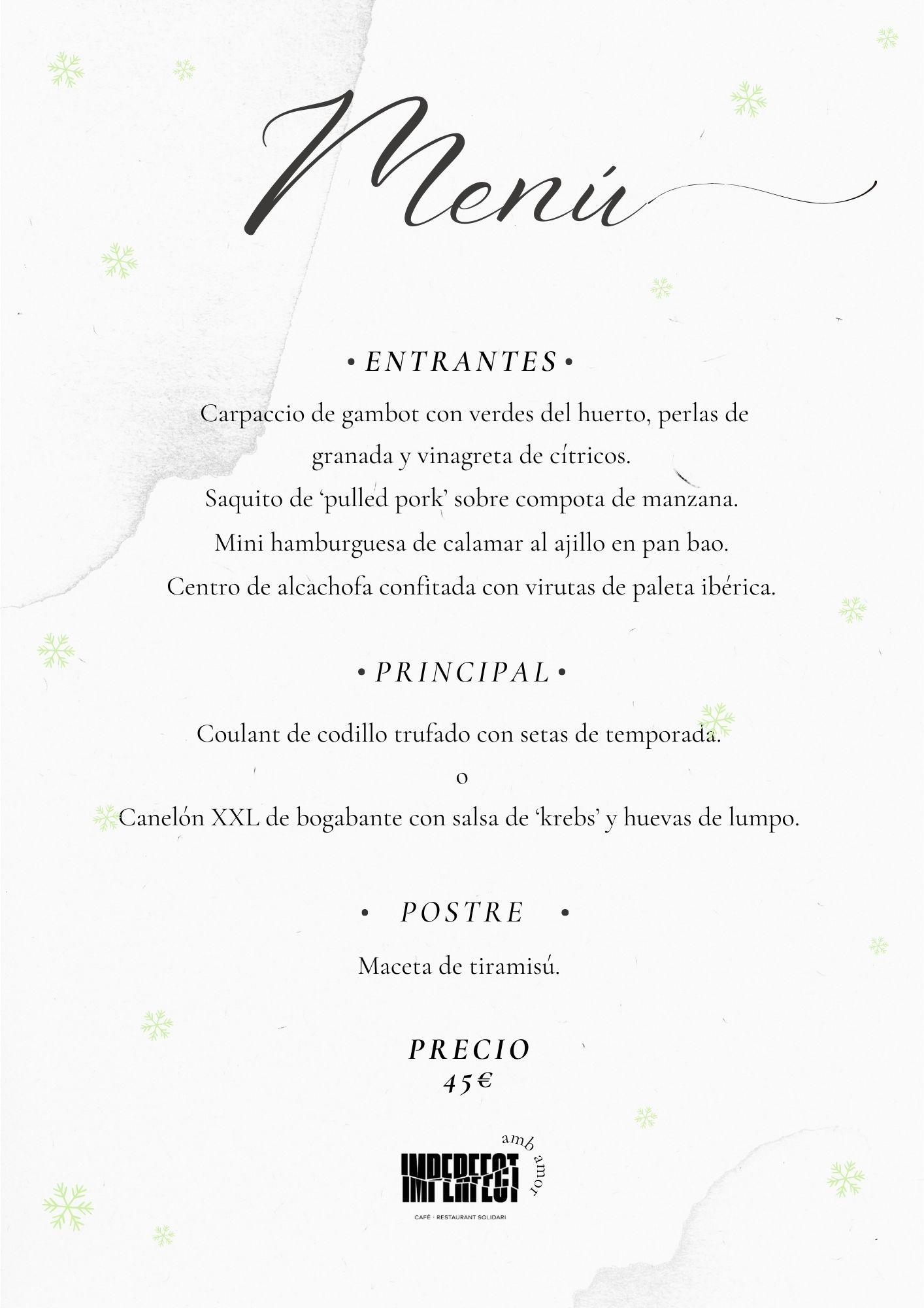 Tu comida en Navidad es en... Imperfect