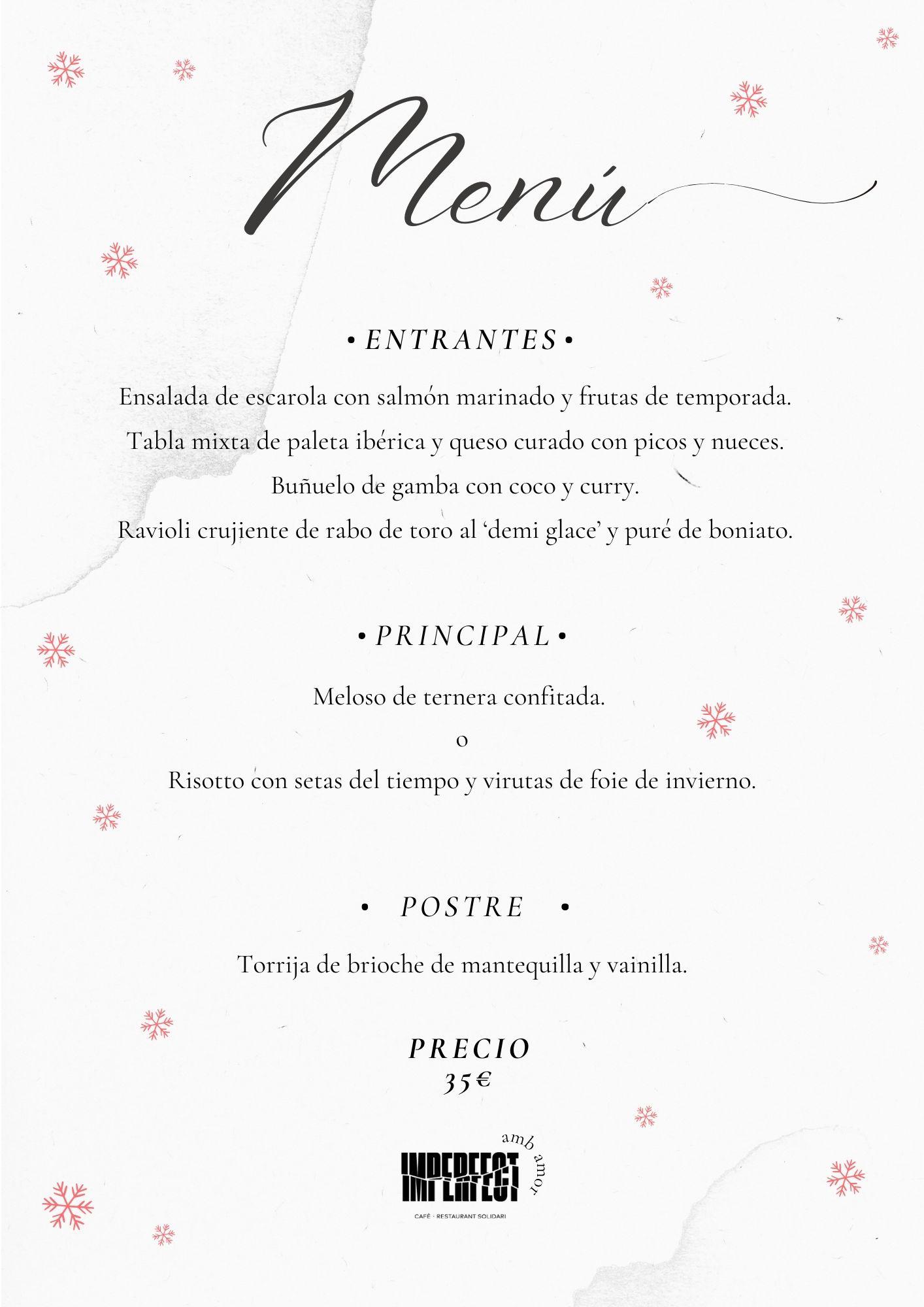 Tu comida en Navidad es en... Imperfect